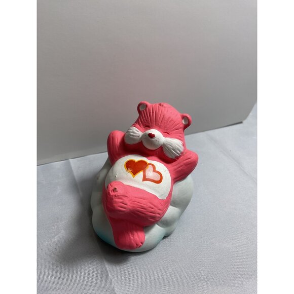 Vintage 1984 Care Bears Tenderheart Bear Figurine By Designers Collection - Picture 1 of 8